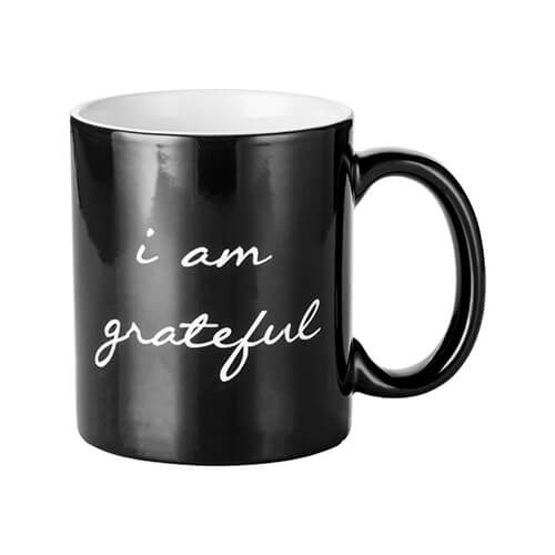 Burvju krūze ar gravējumu I AM GRATEFUL