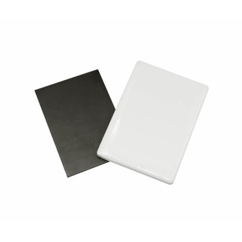 Taisnstūra formas keramikas magnēts 5 x 7cm Sublimācijas termiskā pārnese