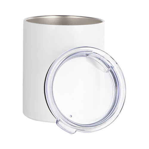 Cană metalică 300 ml pentru sublimare - albă