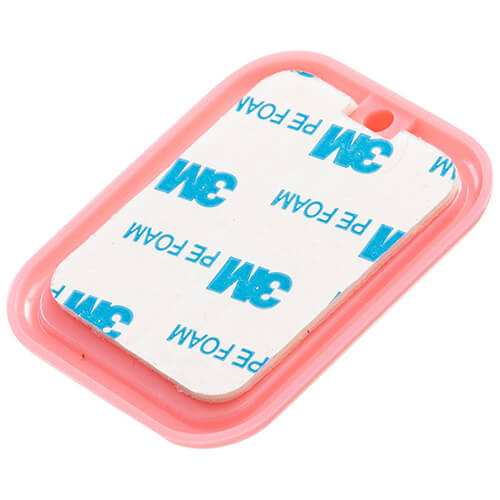 Umeraș mare de plastic pentru sublimare - dreptunghi roz