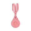 Leather charm with a luggage strap / AirTag pouch for sublimation - pink