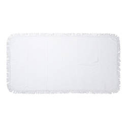 Sublimācijas dvieļi 152 x 76 cm ar pušķi - balti