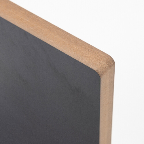 Fiberboard for sublimation 20 x 20 x 1.5 cm - 2 pcs. - black back