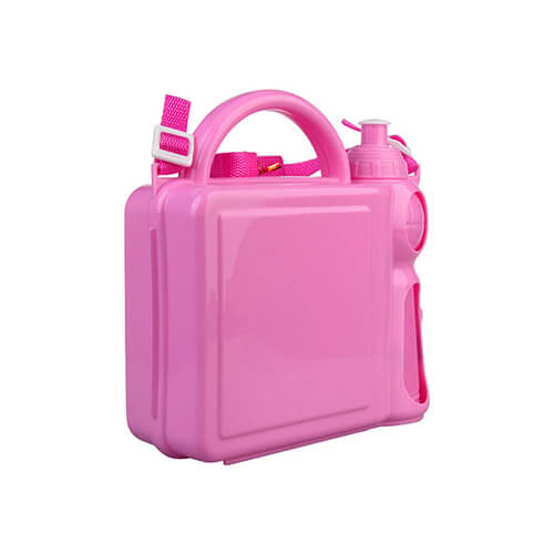 Morgenmadskasse med sublimering til børn - pink