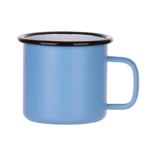 Mug émaillé 360 ml pour sublimation - bleu mat