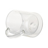 330 ml glass mug with double walls for sublimation