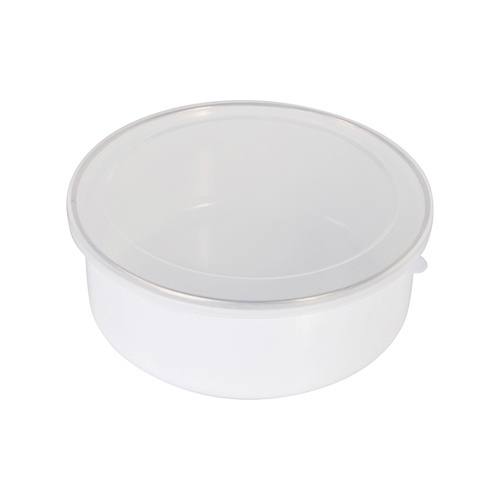 900 ml enamelled bowl with lid for sublimation printing