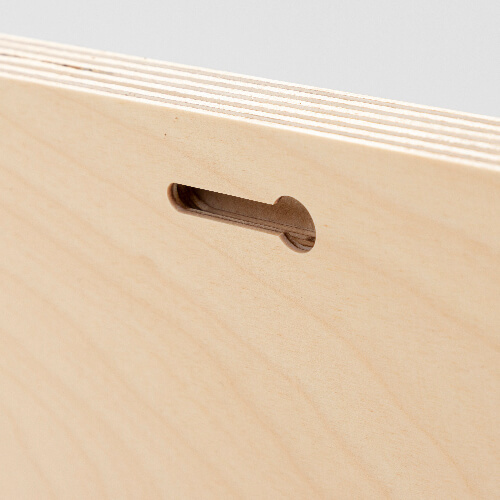 Marco de fotos de madera contrachapada para sublimación - 20,3 x 25,4 cm