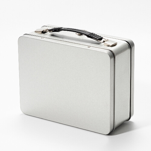 Metal lunch box for sublimation - silver