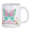 Sheet with cubic zirconia for thermal transfer - a small butterfly