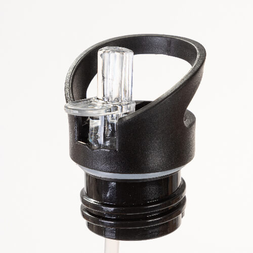 Un bouchon avec un embout buccal et une paille pour les bouteilles d'eau de 600 ml