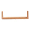 U-vormige houten lampvoet voor LED lamp - 21,6 cm