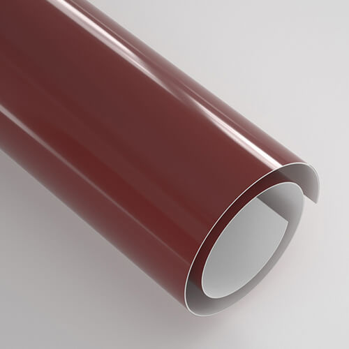 Selvklæbende folie 30,5 x 30,5 cm - 20 ark - Glossy Fire Brick