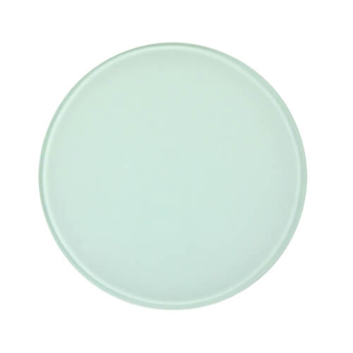 Kerek üveg bögretömb Ø 10 cm Szublimációs hőátvitel