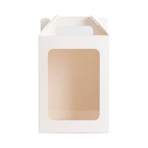 Decorative packaging with window for sublimation - 18 x 13 x 30 cm