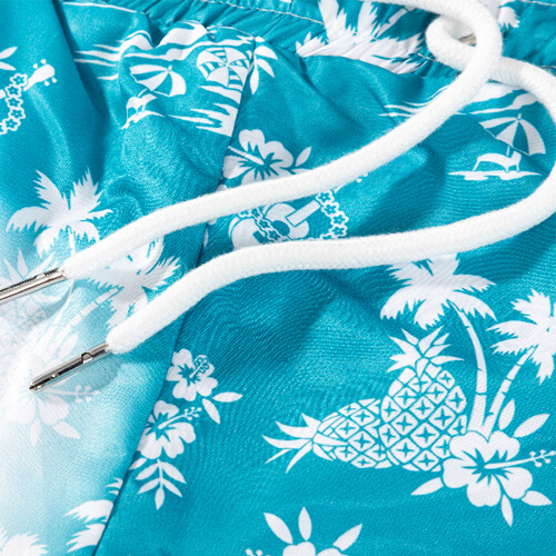 Short de plage sublimation homme - cocotiers