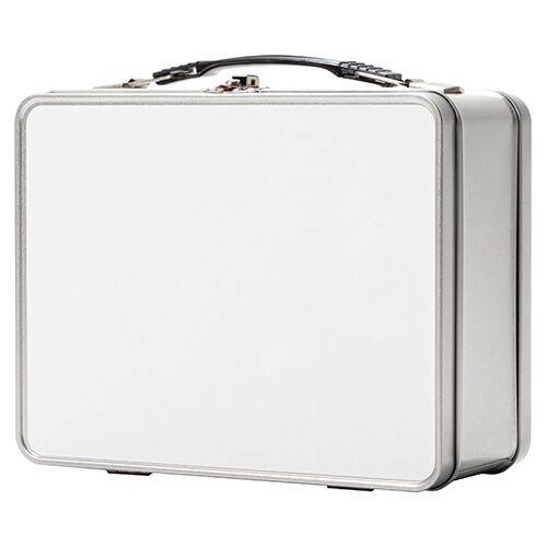 Metal lunch box for sublimation - silver