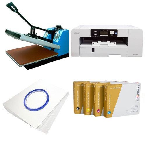 Printing kit for T-shirts Sawgrass Virtuoso SG1000 + SB3B-45-2 ChromaBlast