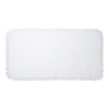Toalla 152 x 76 cm con flecos para sublimación - blanca
