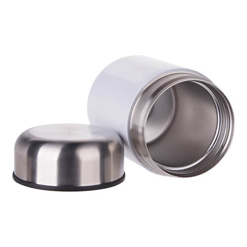 380 ml stainless steel thermos for sublimation - white
