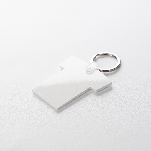 Plastic sleutelhanger voor sublimatie - T-shirt