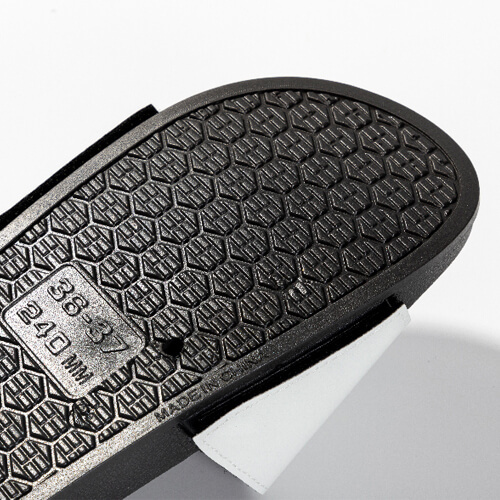 Adult flip-flops for sublimation - black sole