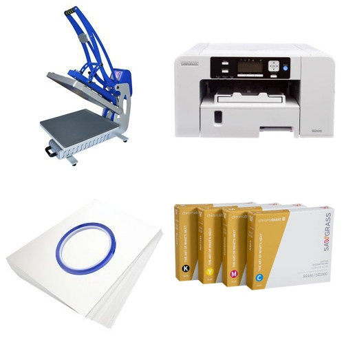 Printing kit for T-shirts Sawgrass Virtuoso SG500 + CLAM-C46 ChromaBlast