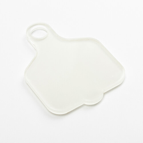 Acryl naambadge voor 1200 ml mok voor sublimatie - peddel