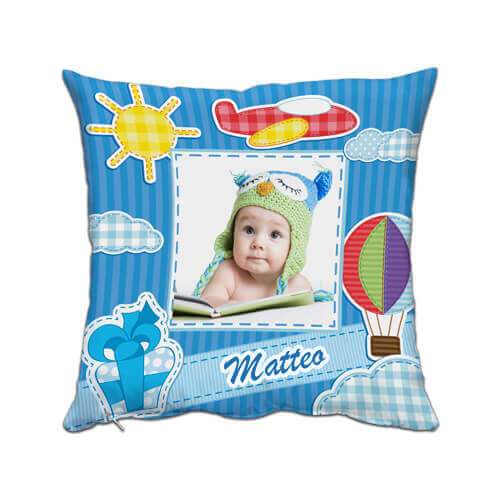 Двуцветна сатенена калъфка за възглавница 38 x 38 см за сублимация - Matteo
