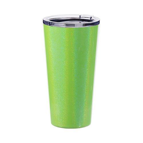 Tumbler termiczny 480 ml ze stali nierdzewnej do sublimacji - zielony opalizujący