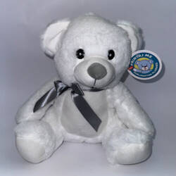 Teddy bear 25 cm for sublimation printing - white