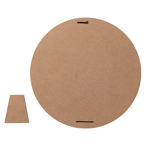 Cadre photo - cœur en MDF pour sublimation - Ø 30,5 cm