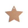 Ceramic coaster for sublimation – a five-pointed star