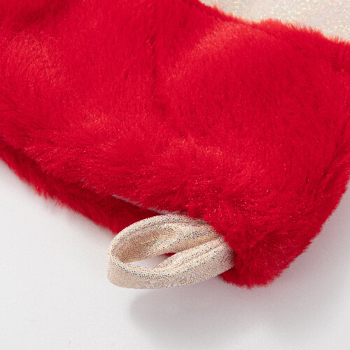 Glitter kerstsok voor sublimatie - champagne