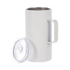 600 ml stainless steel mug for sublimation - white