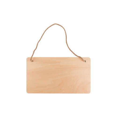 Ramme - krydsfiner vedhæng 26 x 14,5 cm til sublimering