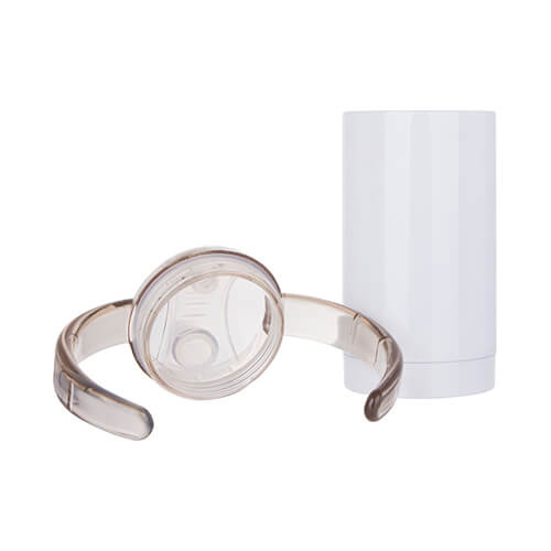 400 ml stainless steel non-spill cup for sublimation - white