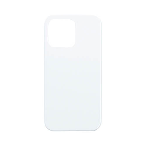 3D glanzend wit iPhone 14 Plus-hoesje voor sublimatie