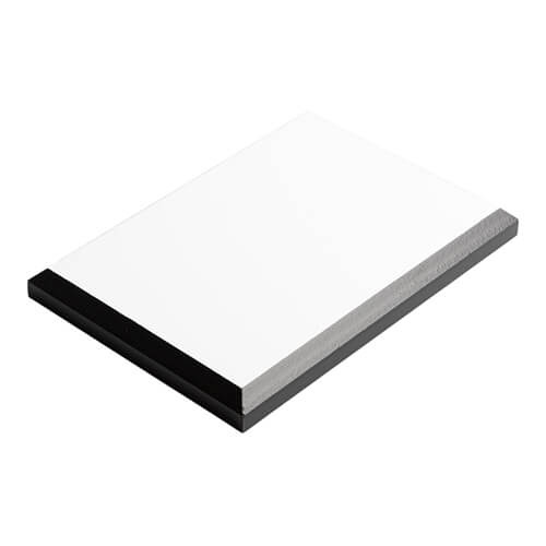 MDF rāmis ar melnu malu sublimācijai - 15,3 x 20,3 cm