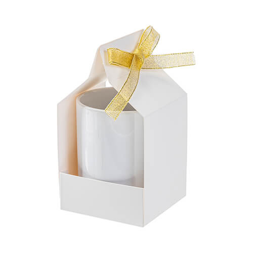 Dekoratyvinė pakuotė puodeliui sublimacijai - 8,2 x 8,5 x 15 cm