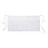 Tablier blanc avec trois poches pour adultes pour sublimation