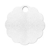 Naambadge van vezelplaat met glitter voor 1200 ml mok voor sublimatie - chrysant