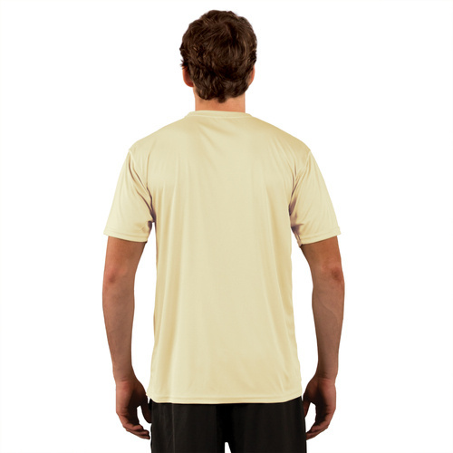 Tricou solar cu mânecă scurtă pentru sublimare - Pale Yellow