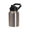 Stainless steel 2000 ml travel bottle with sublimation handle - silver
