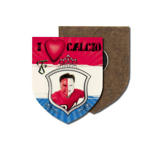 MDF photo frame with magnet - shield - Sublimation Thermal Transfer