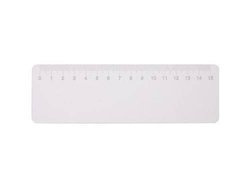 15 cm viivoitin sublimaatiota varten