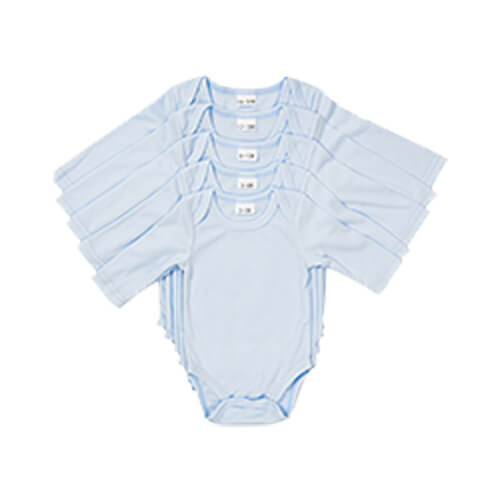 Kinderbody met lange mouwen voor sublimatie - blauw