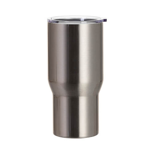 Matkamuki 650 ml ruostumatonta terästä sublimaatiota varten - hopea