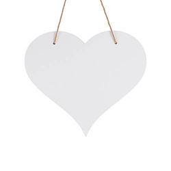 Heart - door hanger made of MDF for sublimation