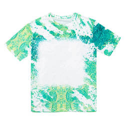 T-paita Cotton-Like valkaistu Leopard Dreams oranssi sublimaatiota varten
